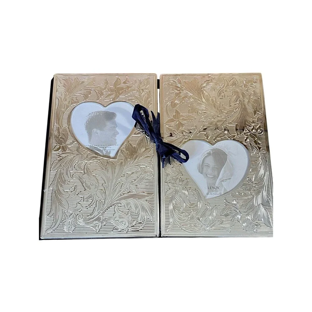 Lenox Silver Plated Photo Album NWOT From the Wedding Promises Collection